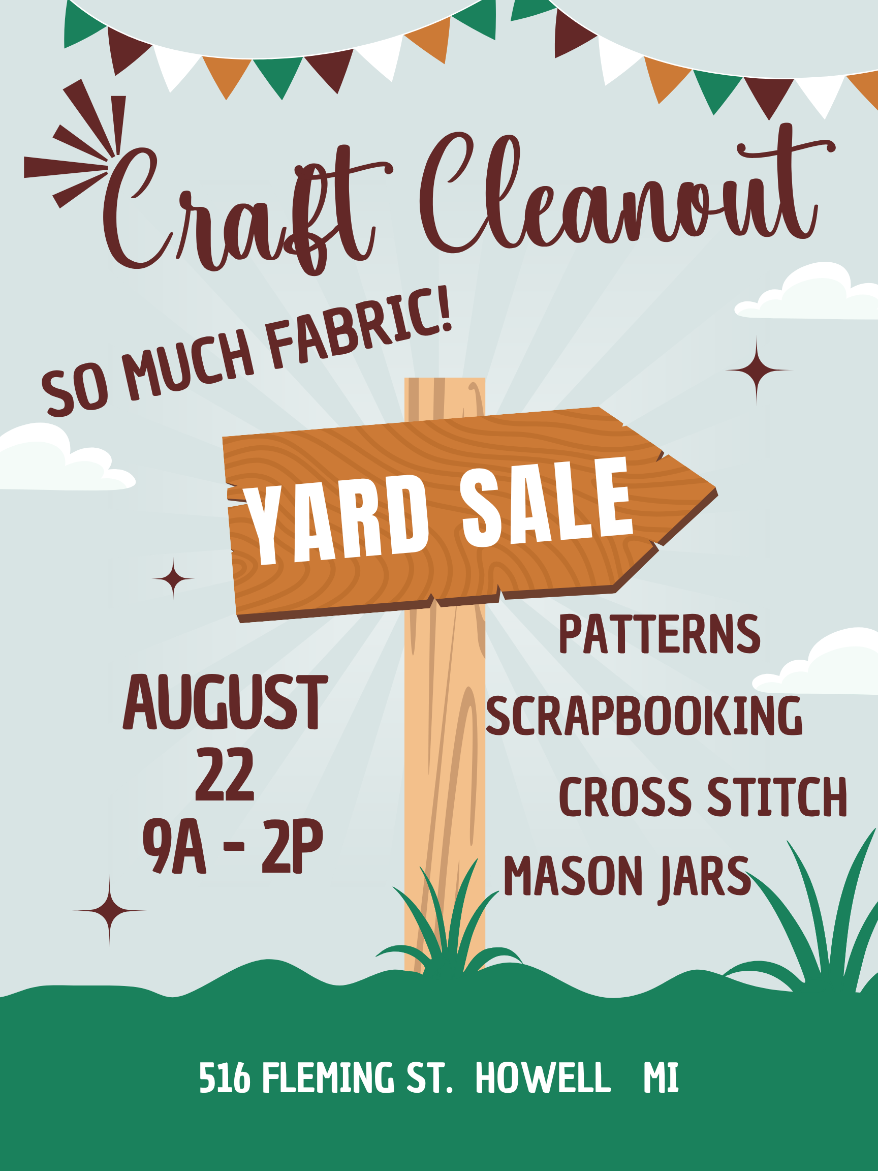 Craft Cleanout Yard Sale photo 1