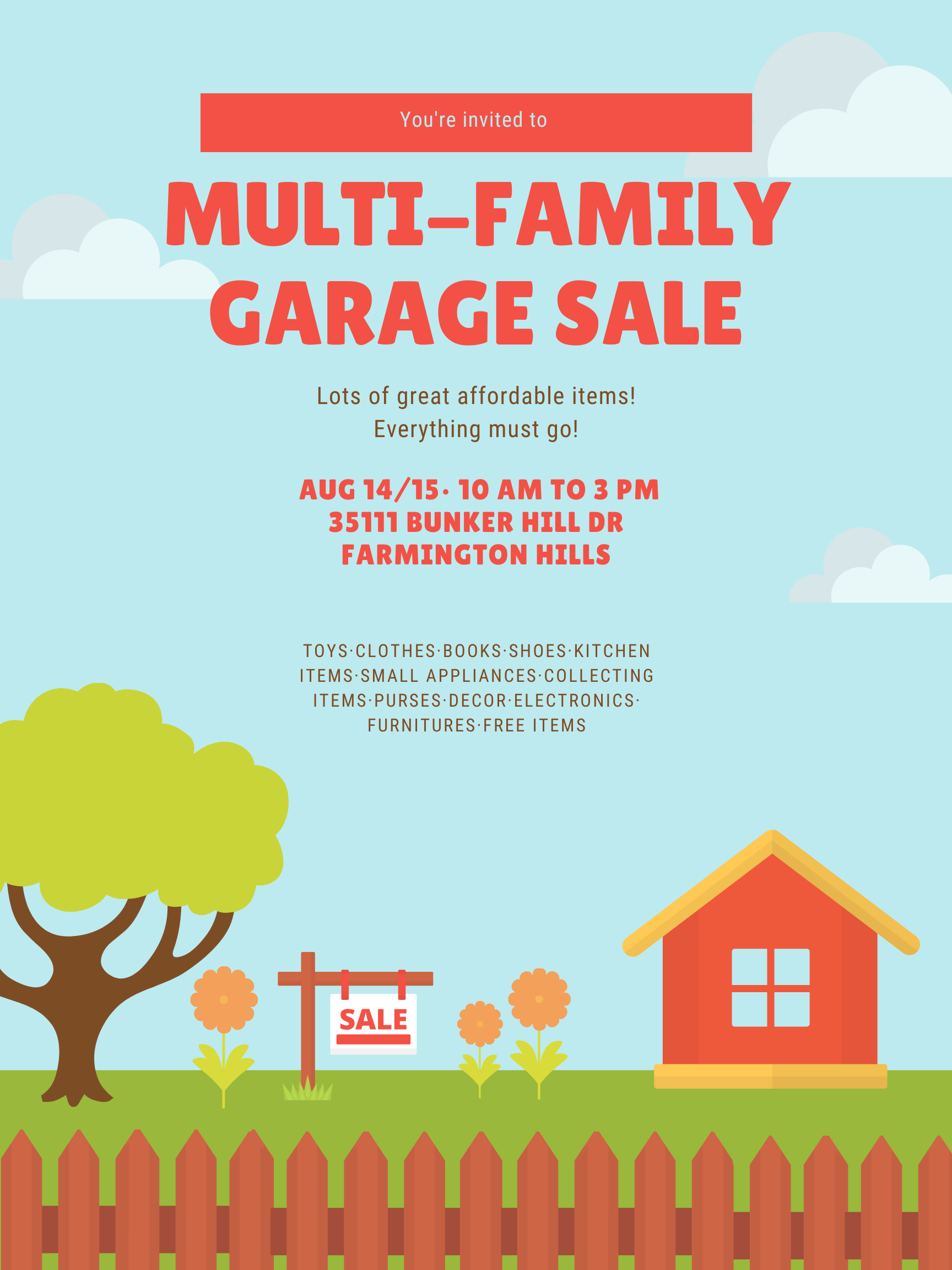 Multi family garage sale photo 1