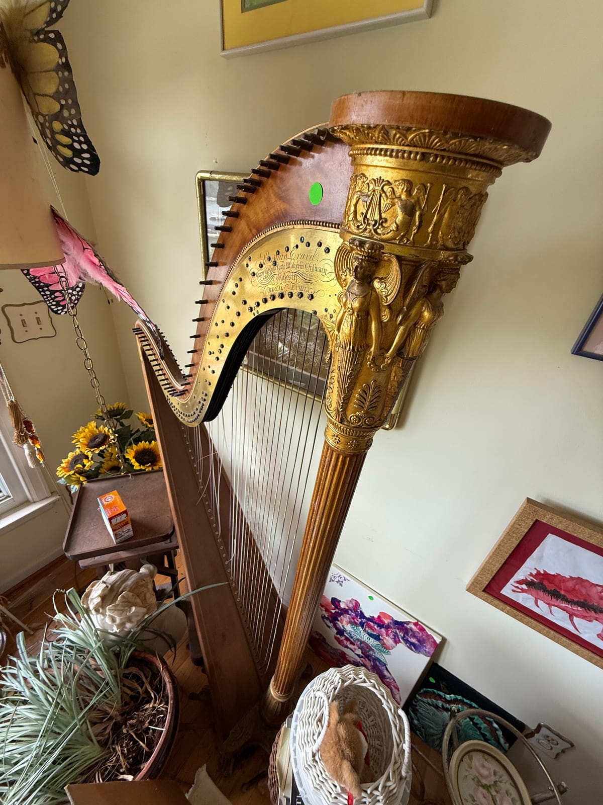 WATERFORD, MICHIGAN ESTATE SALE—RARE ÉRARD HARP + VINTAGE ART & COLLECTIBLES photo 1