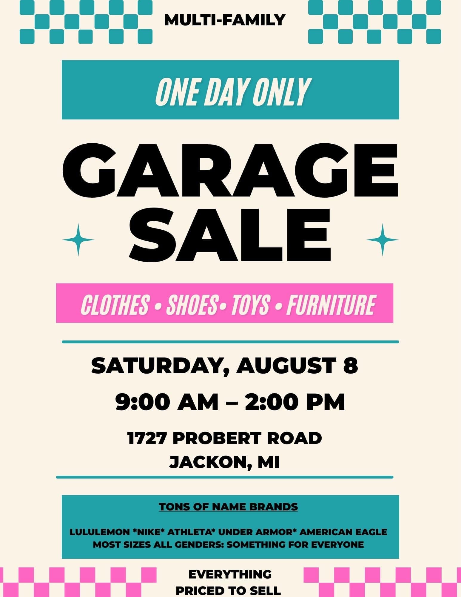 Multi-Family Garage Sale-One Day Only photo 1