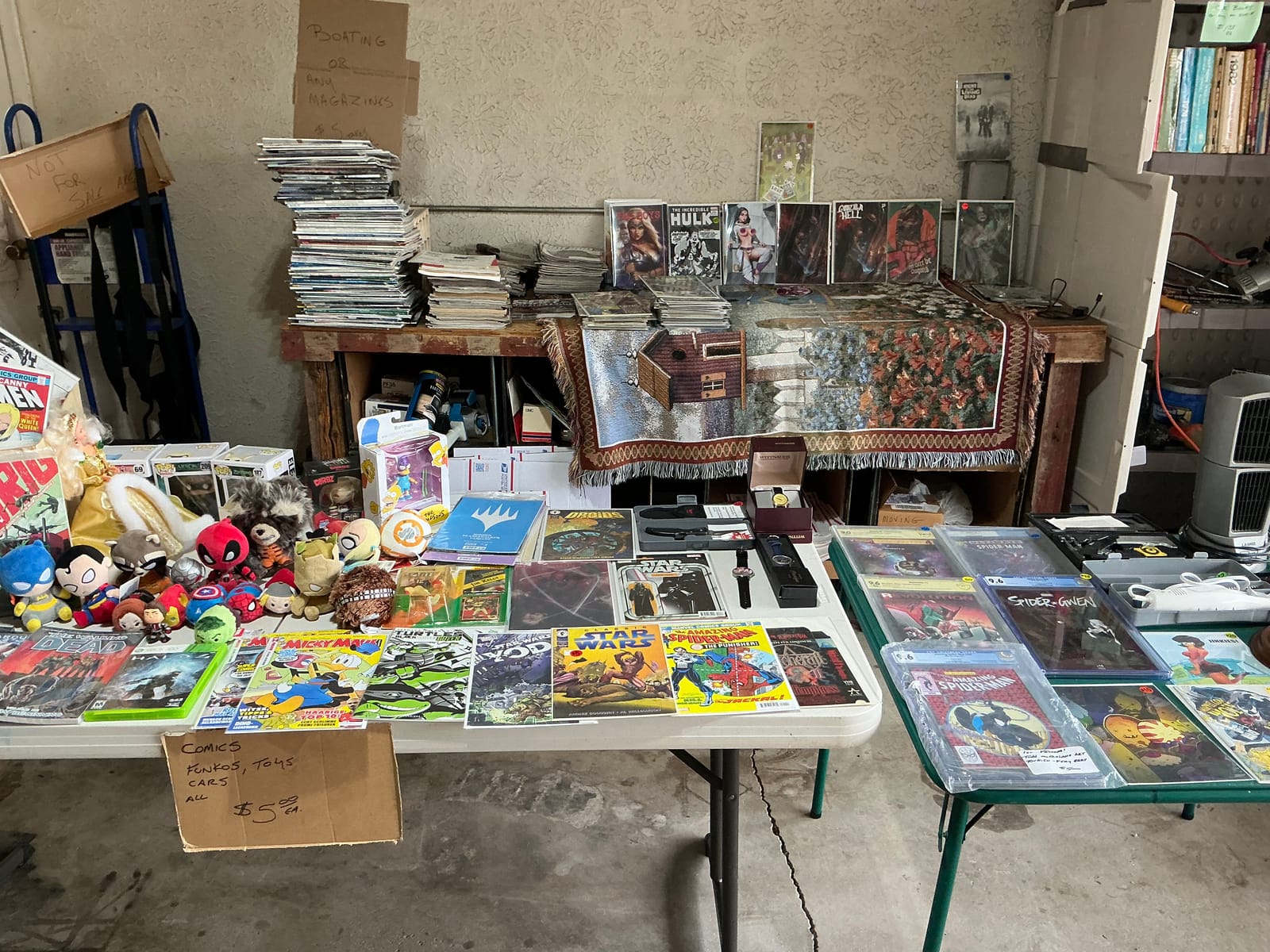 Everything must go estate sale. Comics, houseware, tools, an entire lifetime of items to sell! photo 1