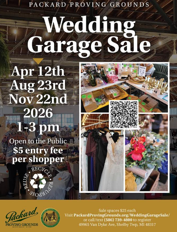 Wedding Garage Sale- Packard Proving Grounds photo 1